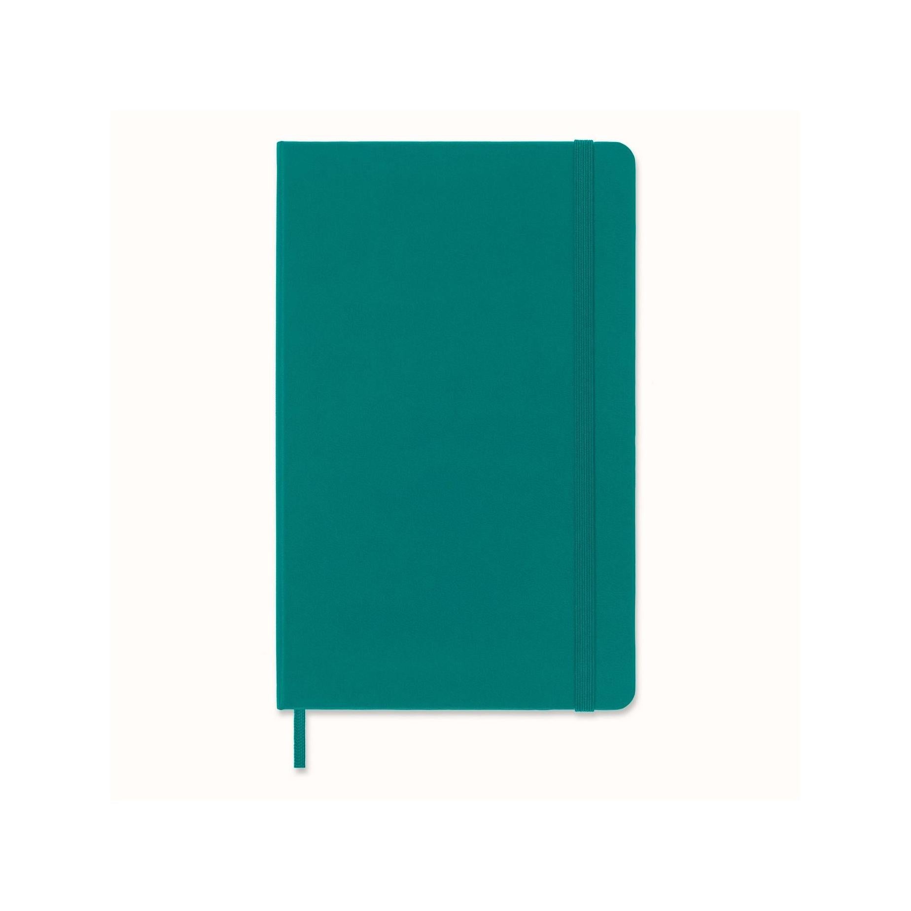 Carnet Classique Large 13X21 - Pages Lignées - Vert Magnétique