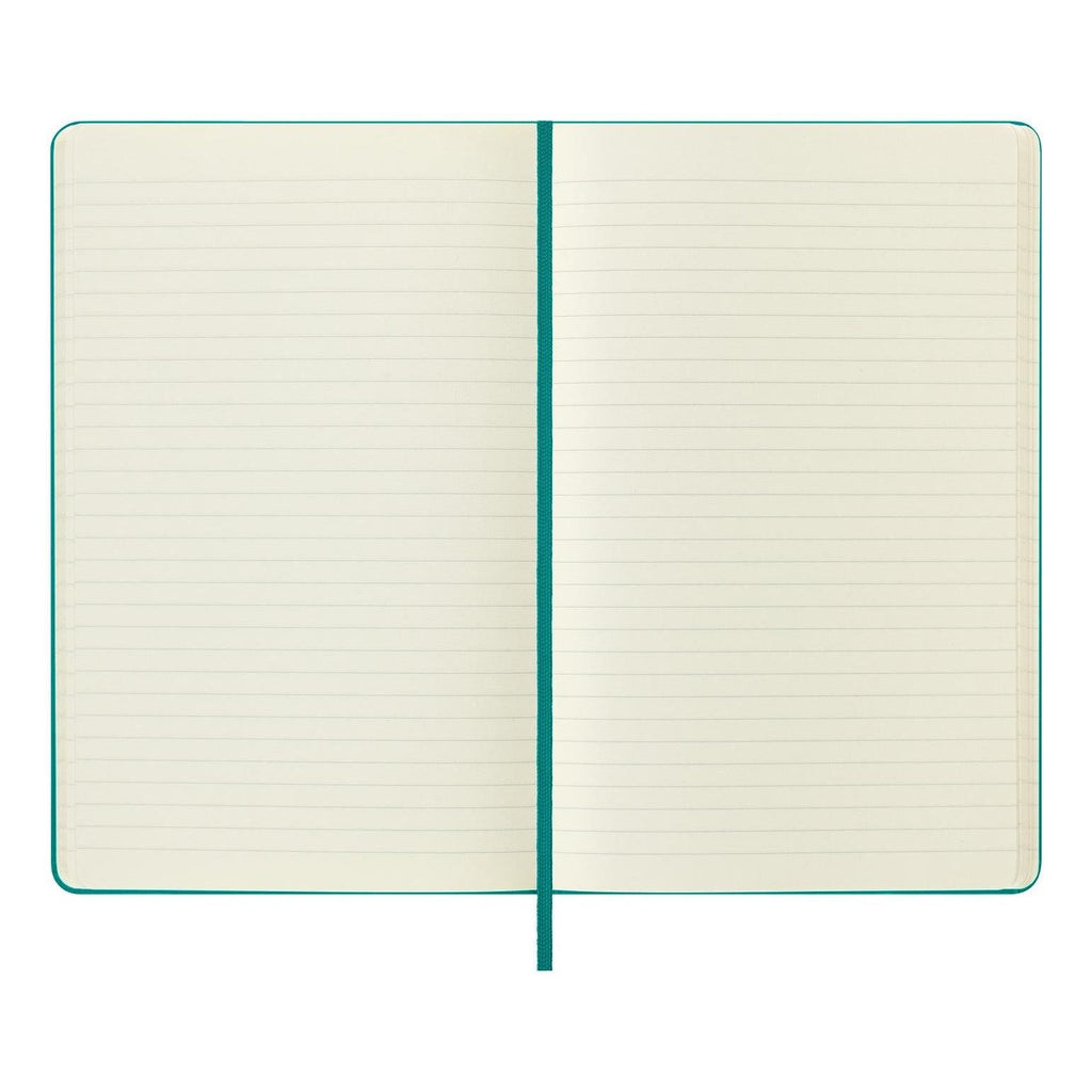Carnet Classique Large 13X21 - Pages Lignées - Vert Magnétique