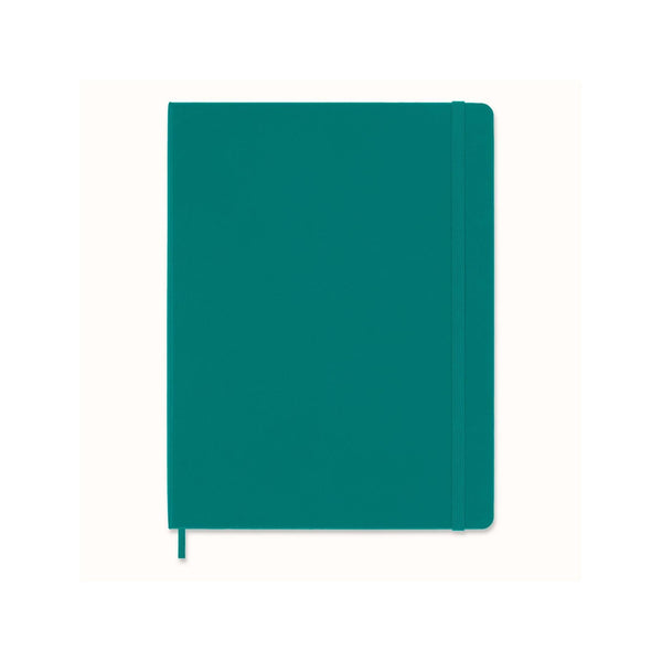 Cuaderno clásico XL 19x25 - Páginas rayadas - Verde magnético