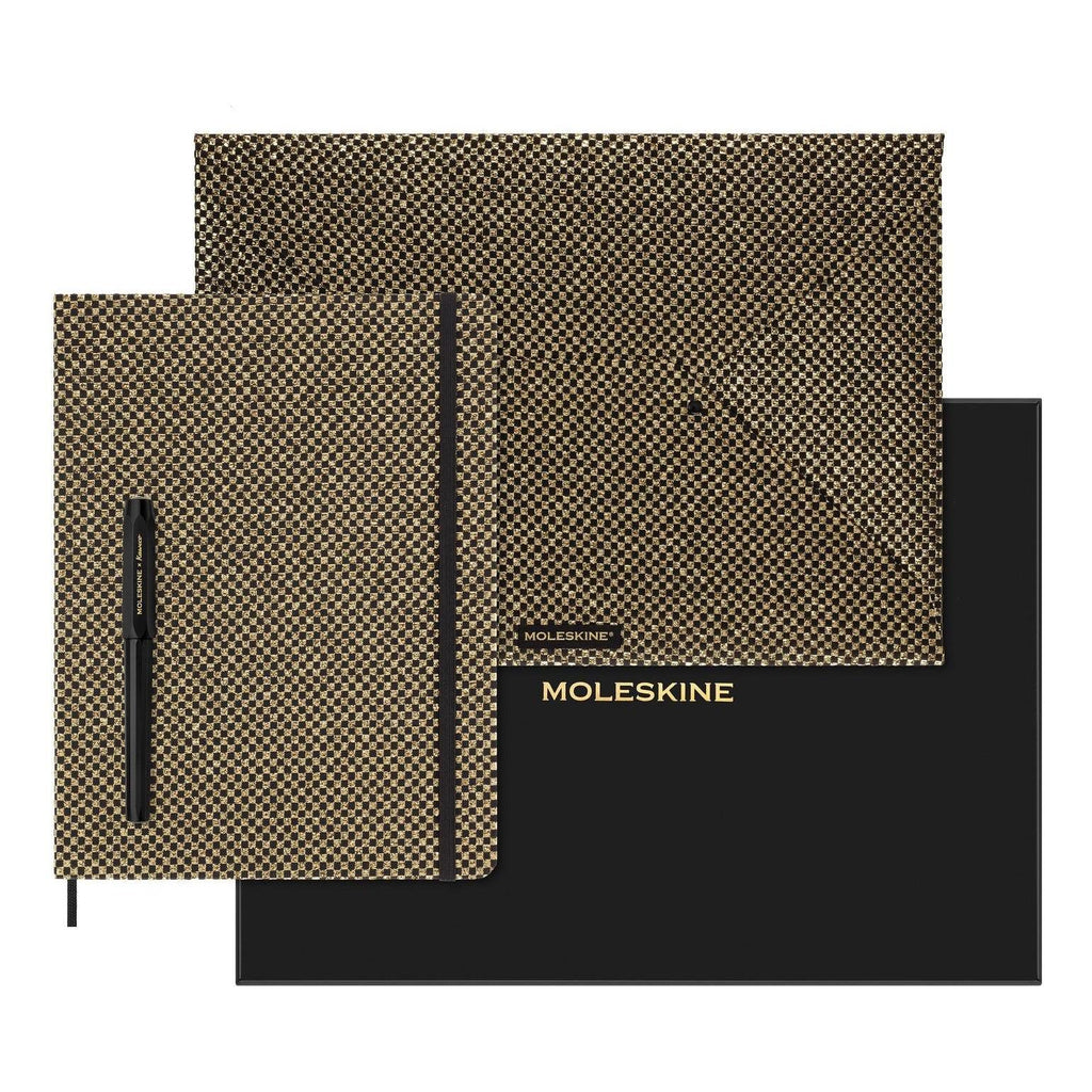 Notebooks - Textiles - Gold