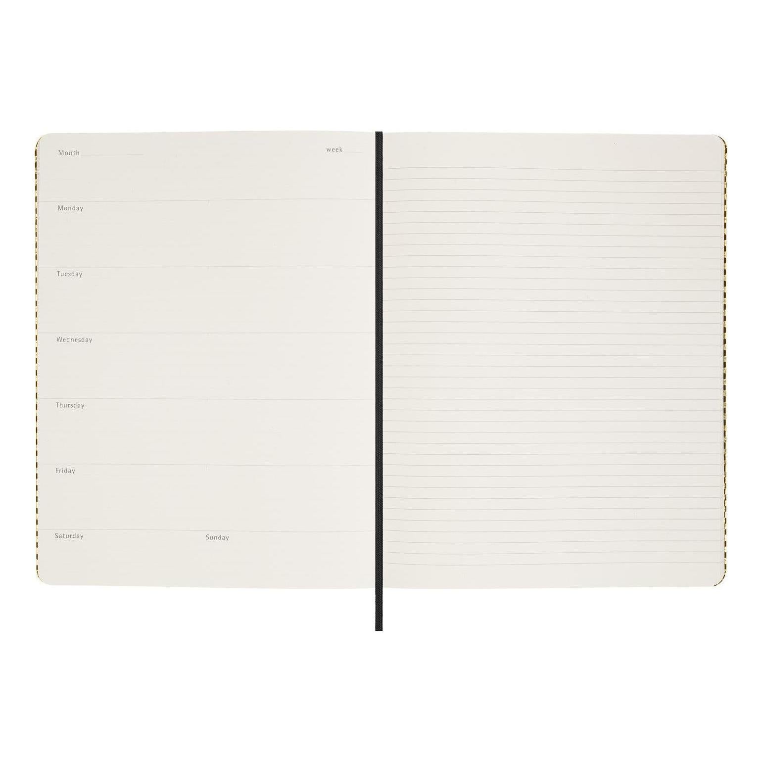 Notebooks - Textiles - Gold