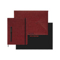 Notebooks - Fabric - Metallic Red