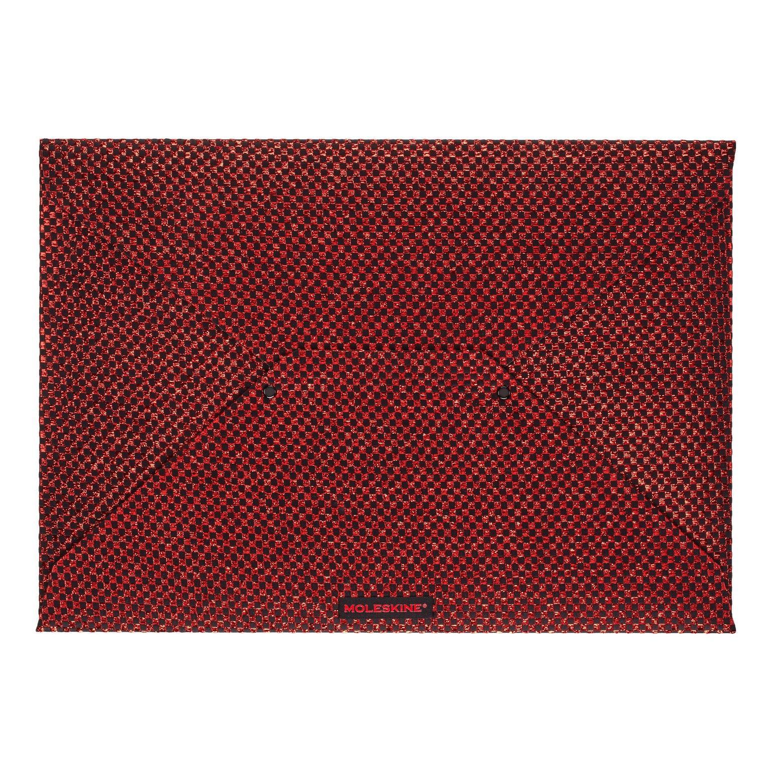 Notebooks - Fabric - Metallic Red