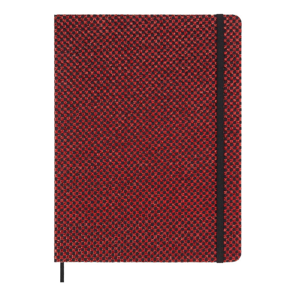 Notebooks - Fabric - Metallic Red