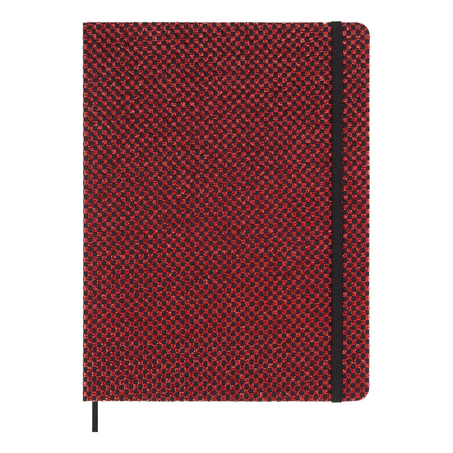 Notebooks - Fabric - Metallic Red
