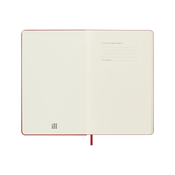 Agenda 12 Mois Classique Large 13X21 - Journalier - Rouge Écarlate