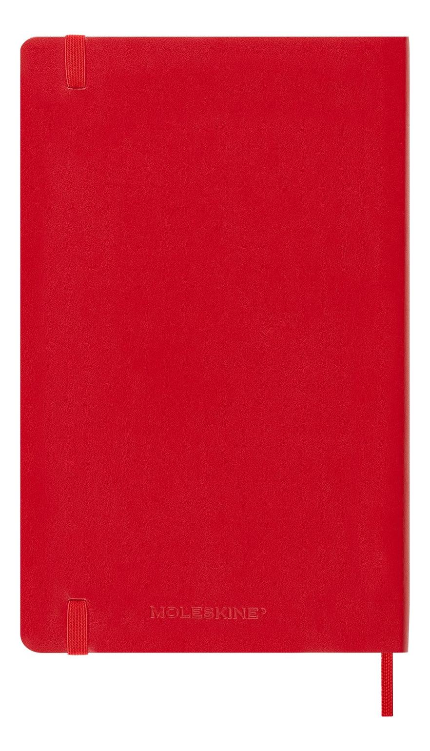 Agenda - 18 Mois - Pu - Polyuréthane - Rouge Écarlate