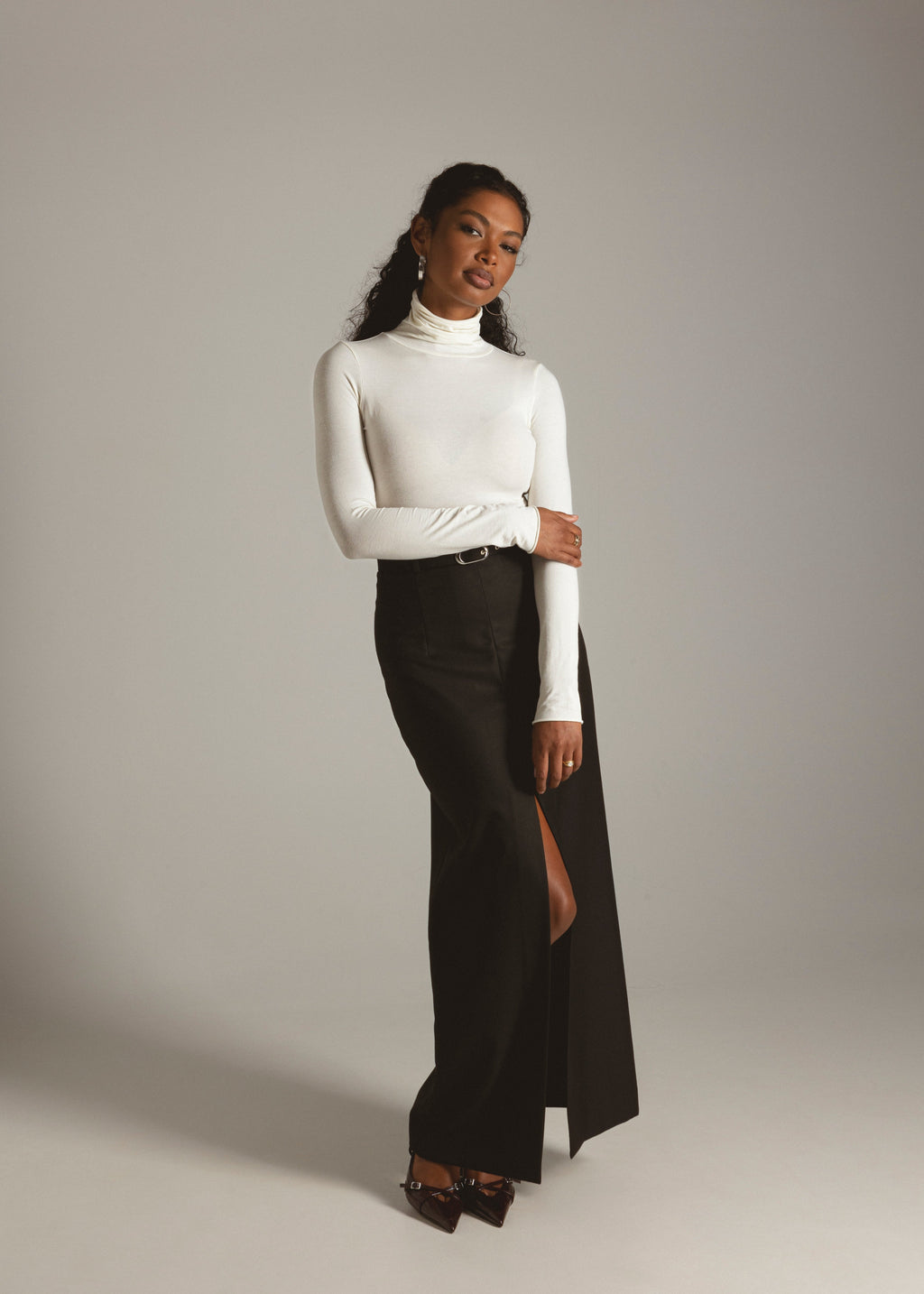 Body Belle Turtleneck - Off-White