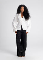 Leinenhose Elise Wide-Leg