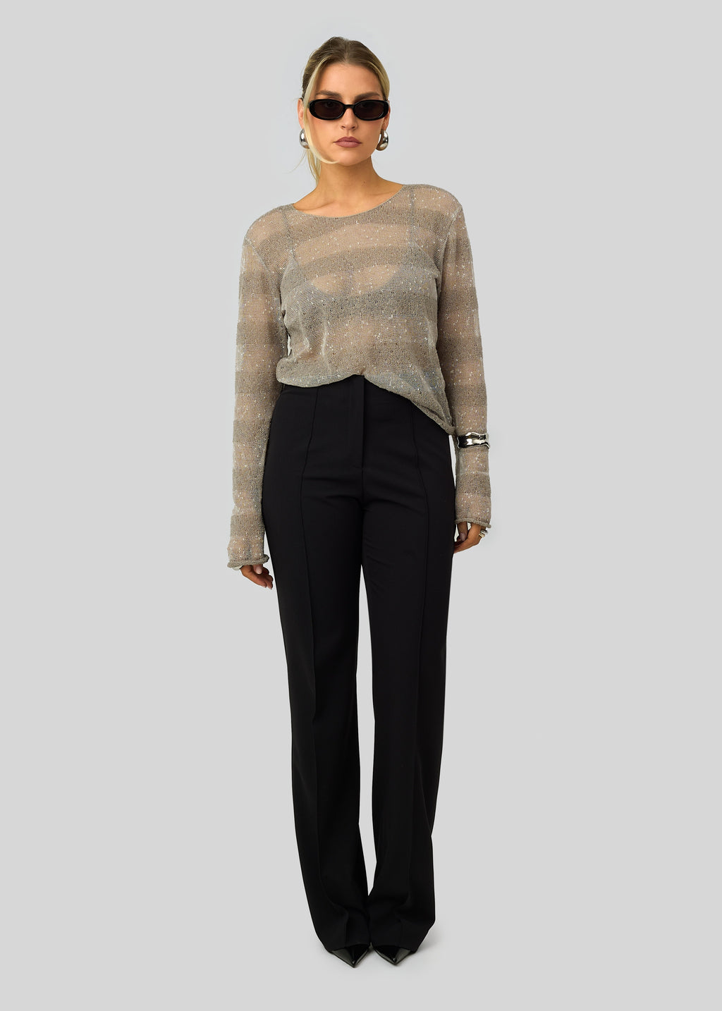 Pull Ace Striped Sheer