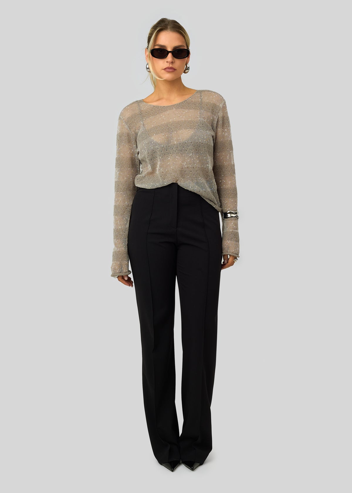Pull Ace Striped Sheer