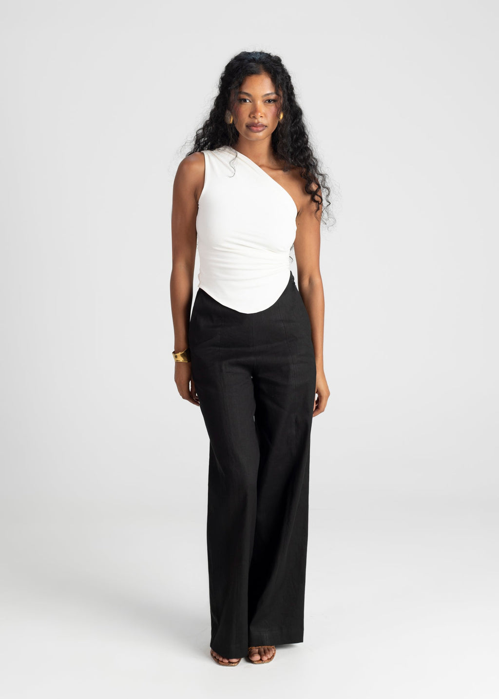Leinenhose Elise Wide-Leg