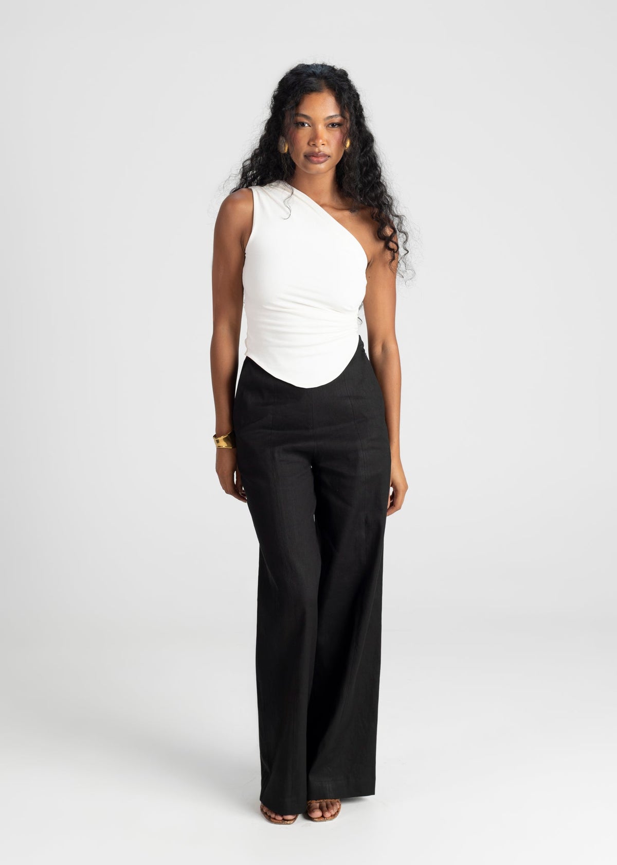 Leinenhose Elise Wide-Leg