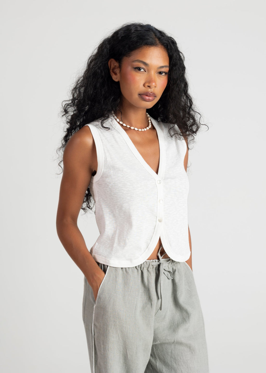 Gilet Cali - White