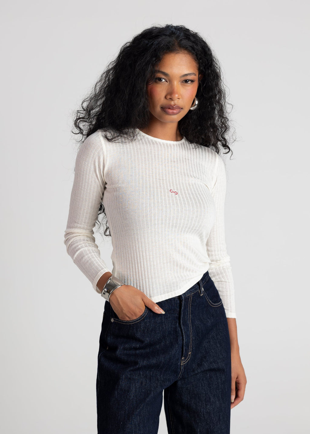 Trui Cherry On Embroidered
