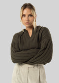Pullover Henry aus Wolle & Kaschmir – Olivgrün
