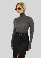 Body Belle Turtleneck - Grey