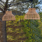 Amelia - Guirlande Filaire E27 - Rotin - Beige