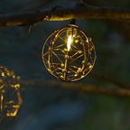 Rusty - Guirlande Solaire - Plastique - Marron