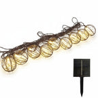 Rusty - Guirlande Solaire - Plastique - Marron
