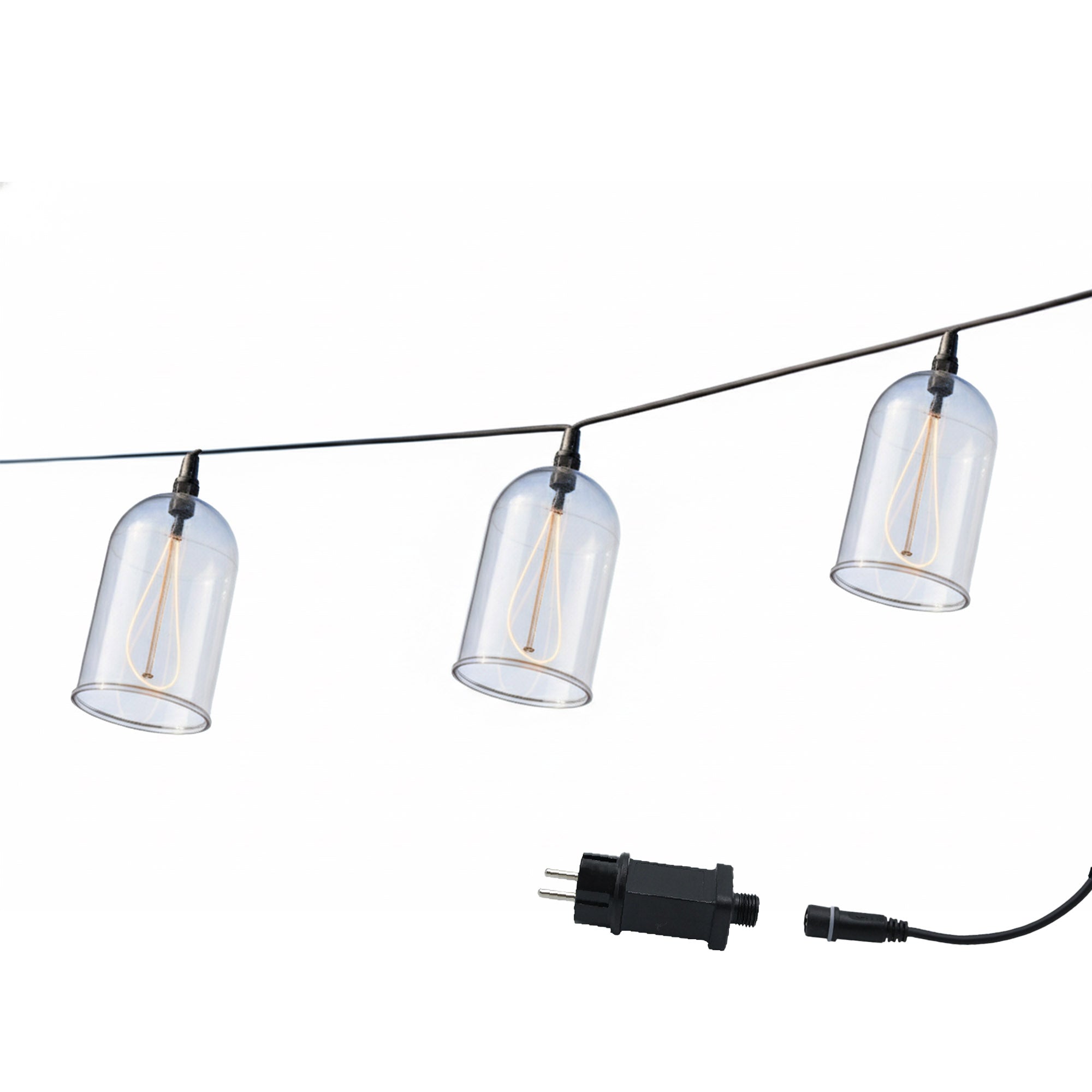 Glow - Guirlande Filaire Led - Plastique - Transparent