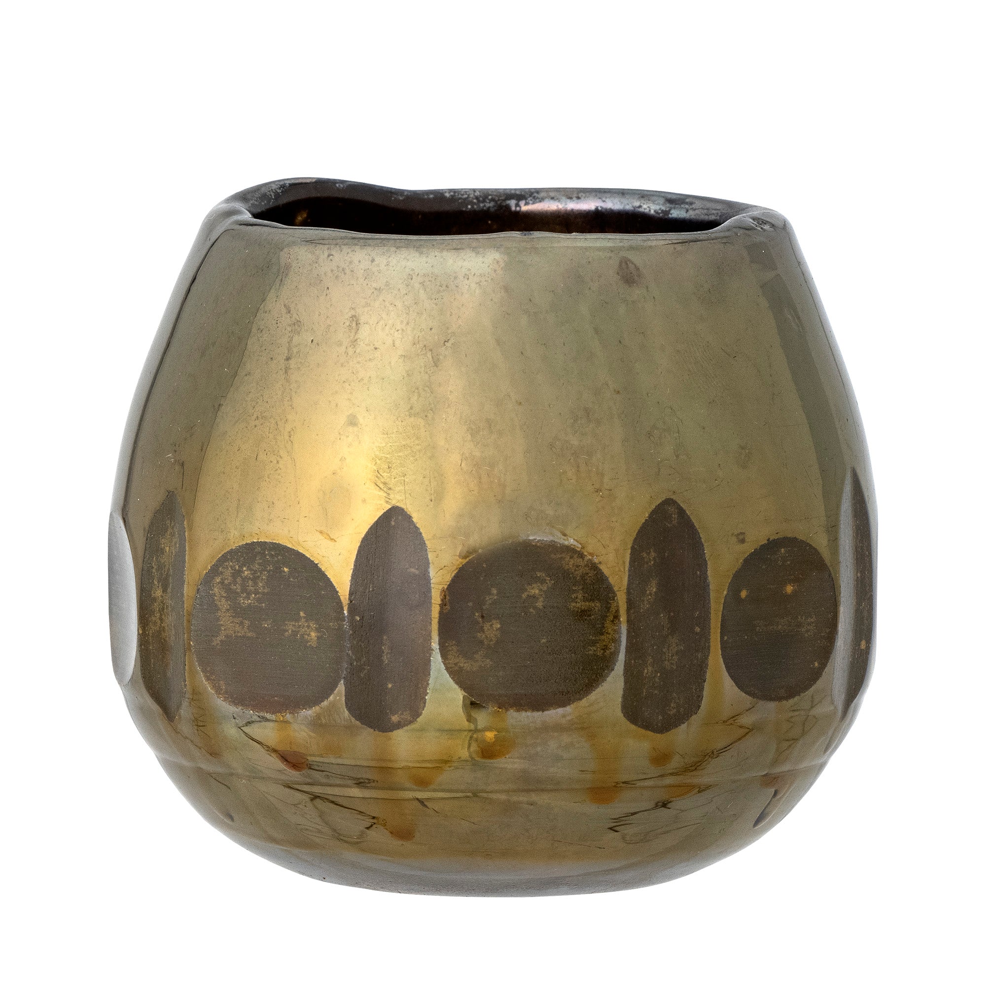 Ivalo - Votive Holder - Gold - Glass