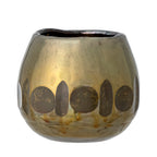 Ivalo - Set of 8 Tealight Holders - Gold - Glass