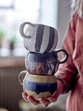 Solange - Lot de 12 Mugs - Naturel - Grès
