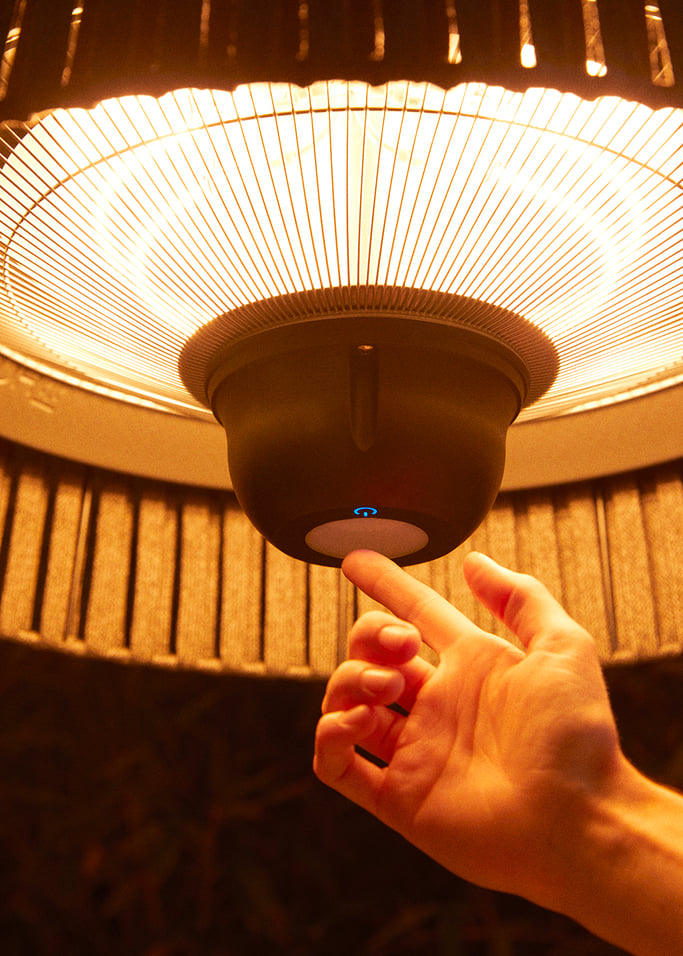 Riscaldatore sospeso - Lampada e riscaldatore alogeno a infrarossi 1800W
