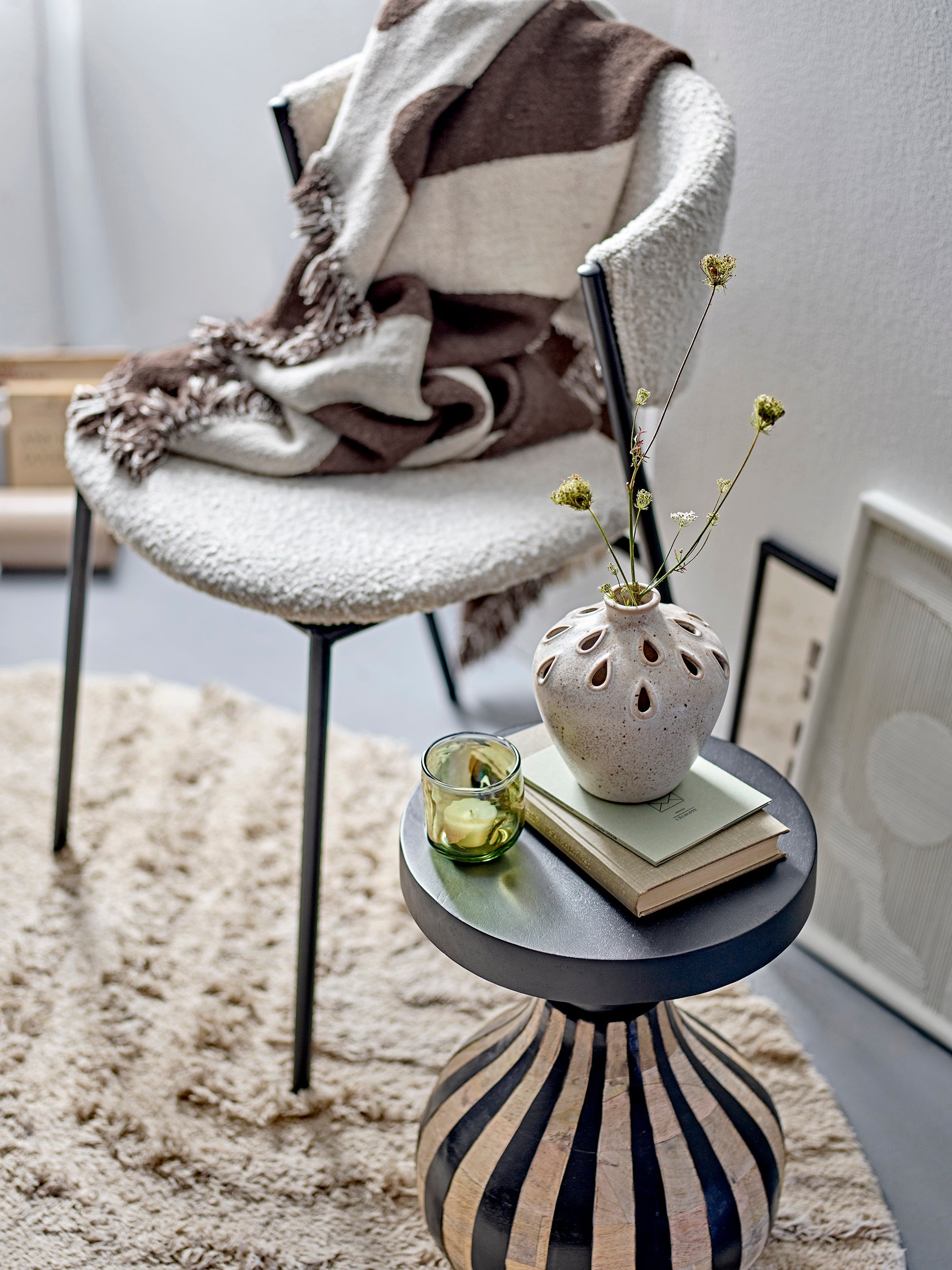 Idalina - Lot de 8 Photophores - Vert - Verre