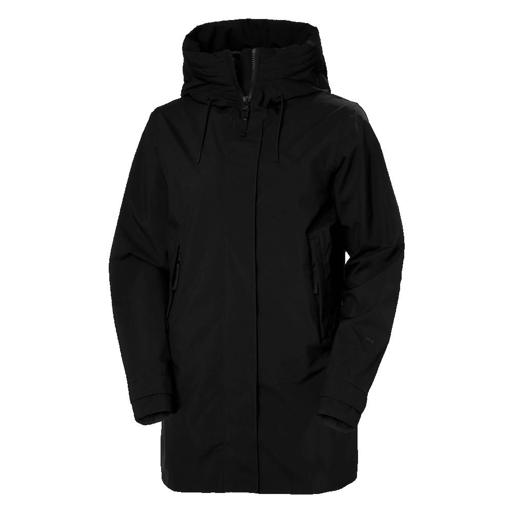 Coupe-Vent W Victoria Mid Length - Noir - Femme