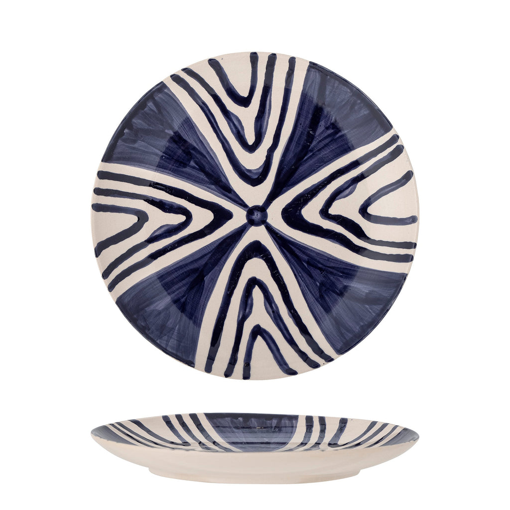 Shama - Set of 6 Plates - Blue - Stoneware