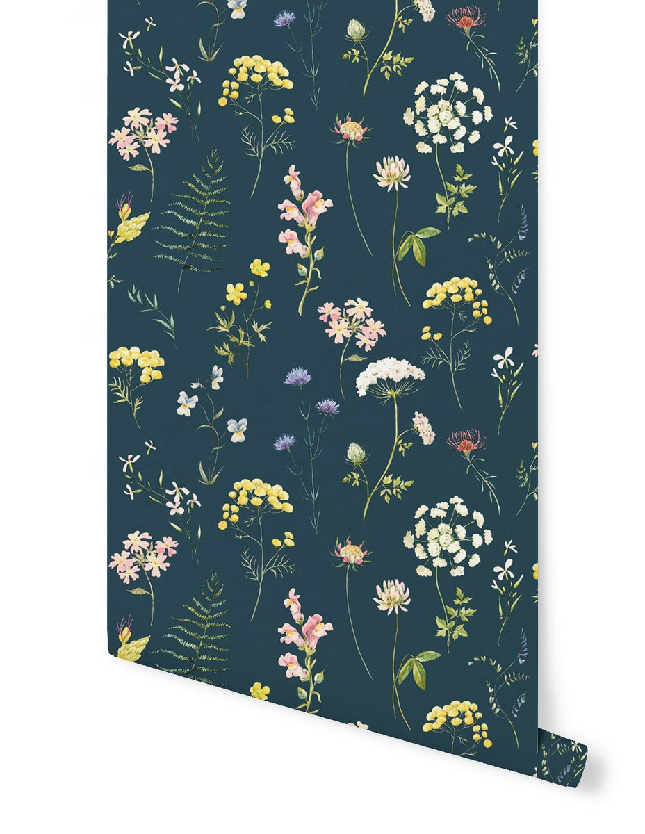 Herbier Wallpaper Roll - Marine