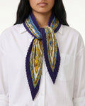 Foulard Hermès L'Atlantide Carré Plissé