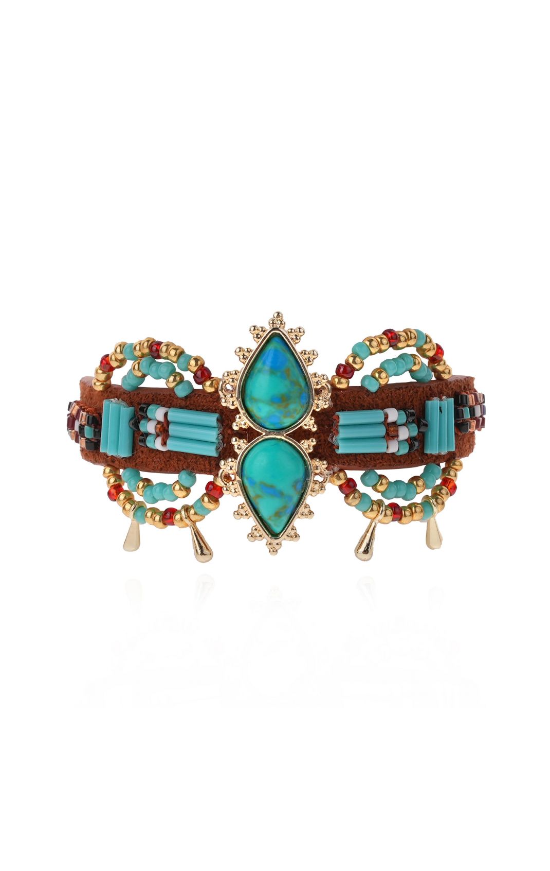 Bracciale a Fascia Hermosa - Turchese
