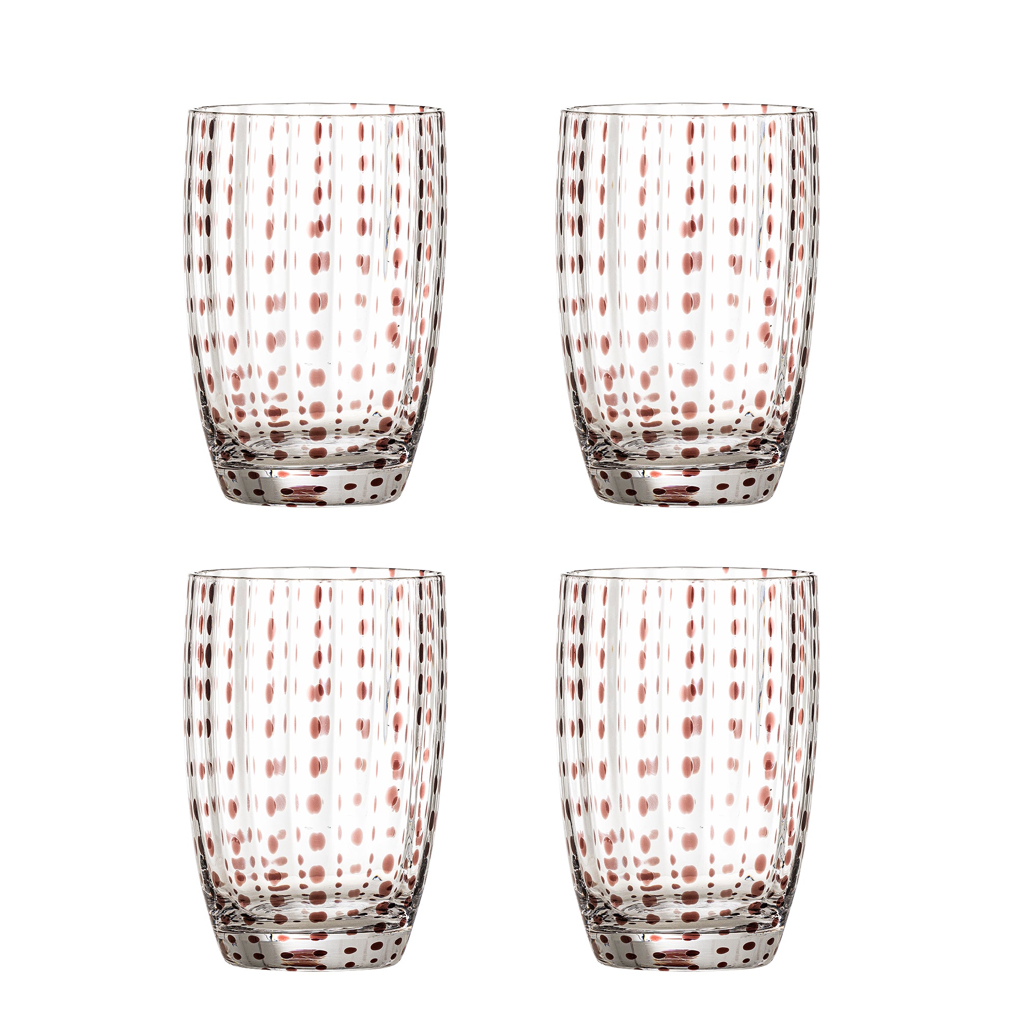 Brinley - Vaso - Marrón - Vidrio