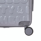 Sæt Med 3 Hello Kitty Kuririn Kufferter - Sølv