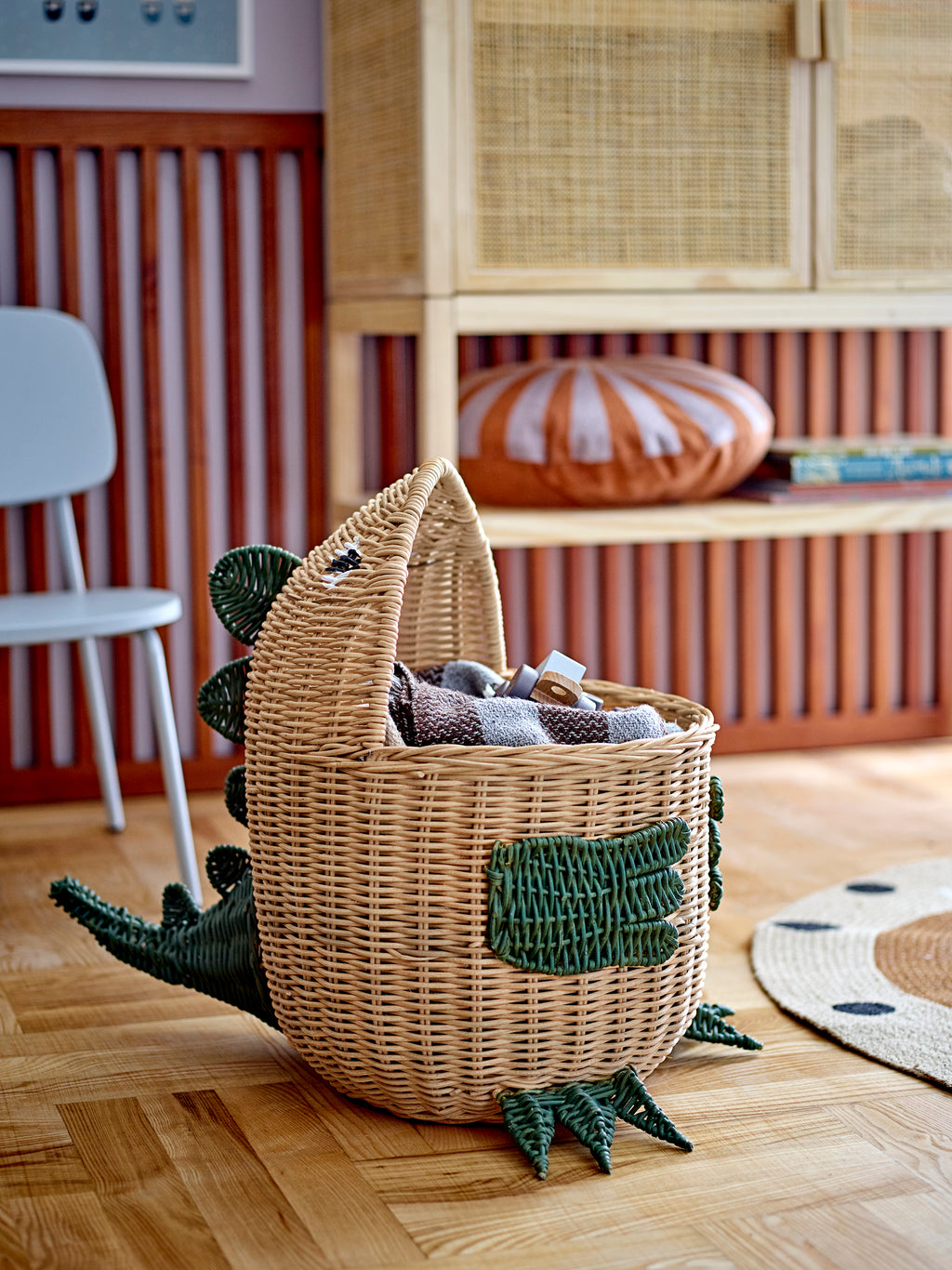 Eddi - Cesta - Natural - Ratán