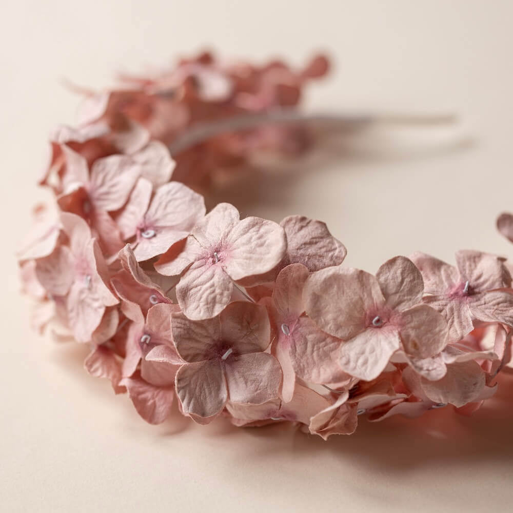 Serre Tête En Papier Rose L