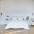 Amance Duvet Cover - Cotton Percale - White