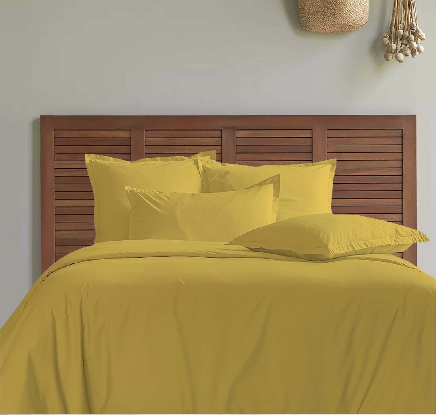 Perle De Coton - Housse De Couette Satin - Safran