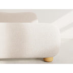 Hugo - Cama con Canapé Abatible - 200 Cm - Terciopelo Texturizado - Beige