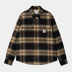 Carhartt - Camisa Hawkins - Negro - Hombres