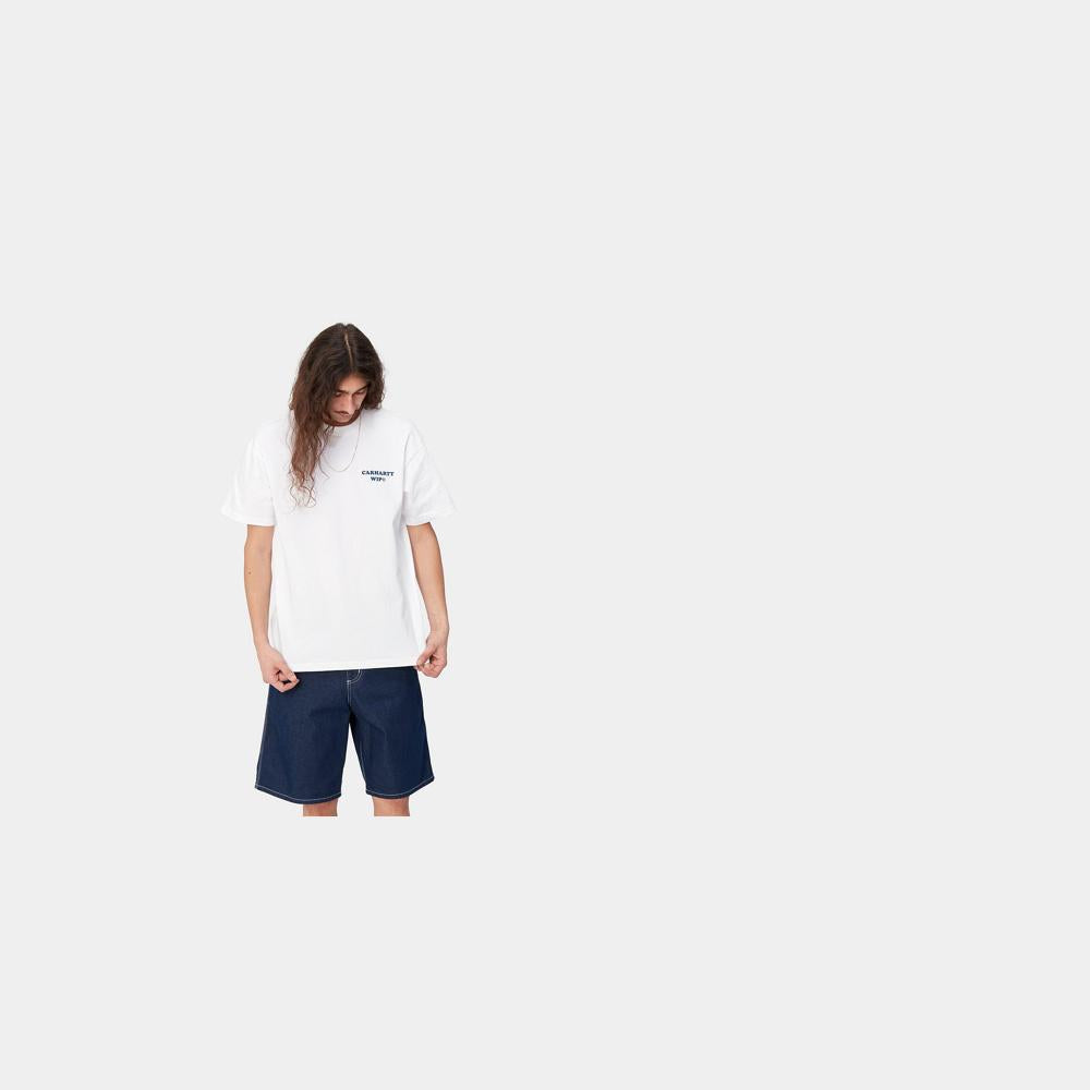 Isis Maria Dinner Short Sleeve T-Shirt - White - Men