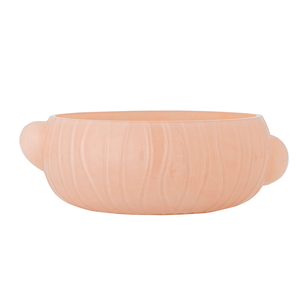 Lalie - Lot de 4 Bols - Rose Poudré - Verre