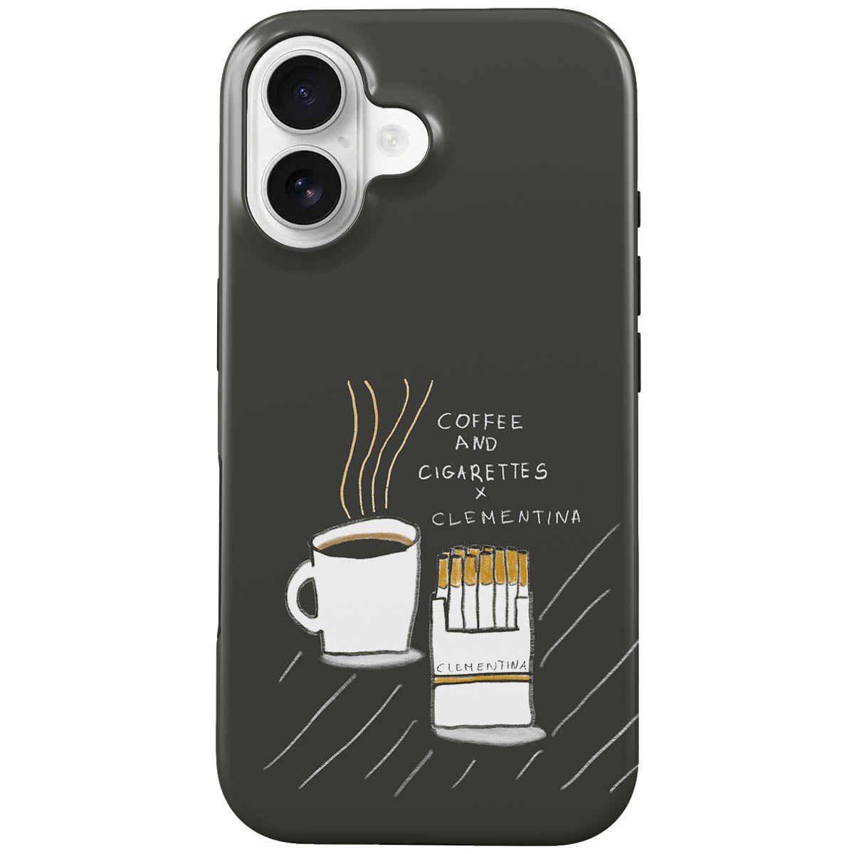 Coque Magsafe Robuste Coffee And Cigarettes Dark