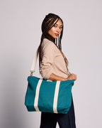 Shopper Cesar – Pfauenblau
