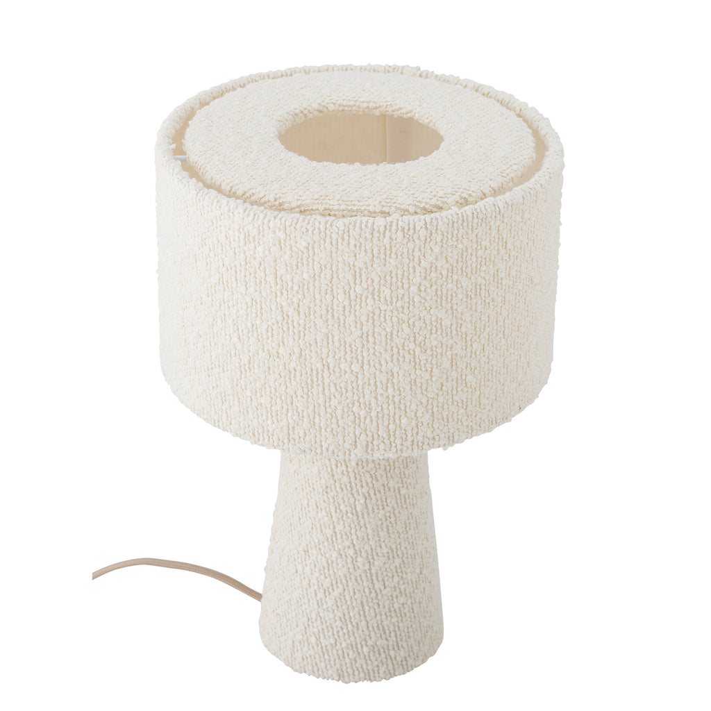 Emmie - Lámpara de Mesa - Blanco - Poliéster