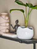 Pennie - Plant Pot - White - Stoneware