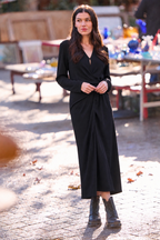 Vestido Ravenole - Lúrex Negro